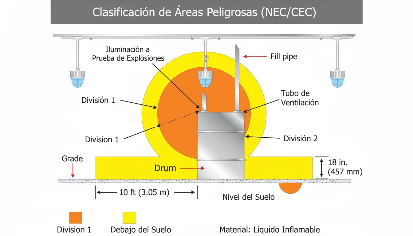 Esquema visual de Clasificación Clase/División